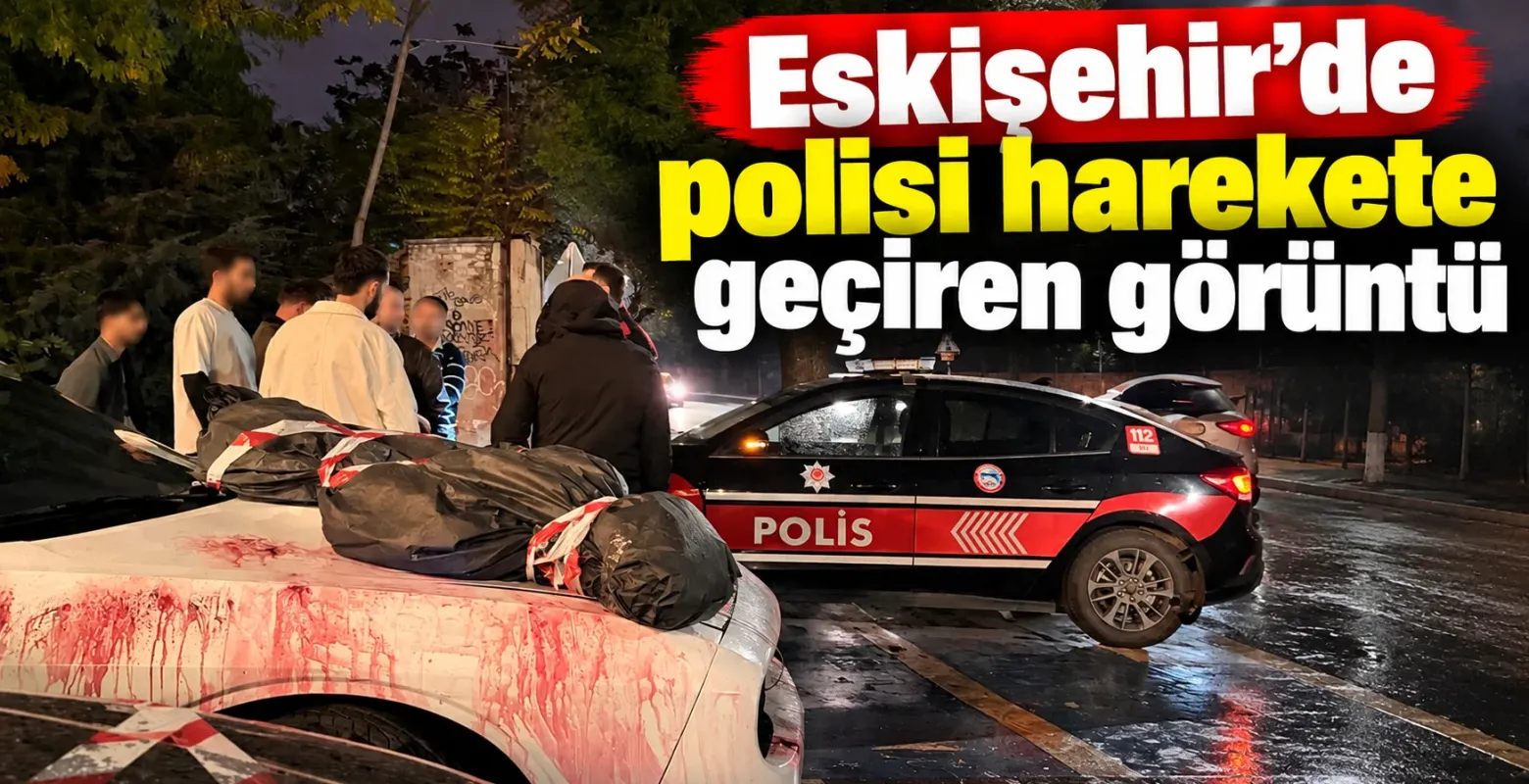 Eskişehir'de polisi harekete geçiren görüntü