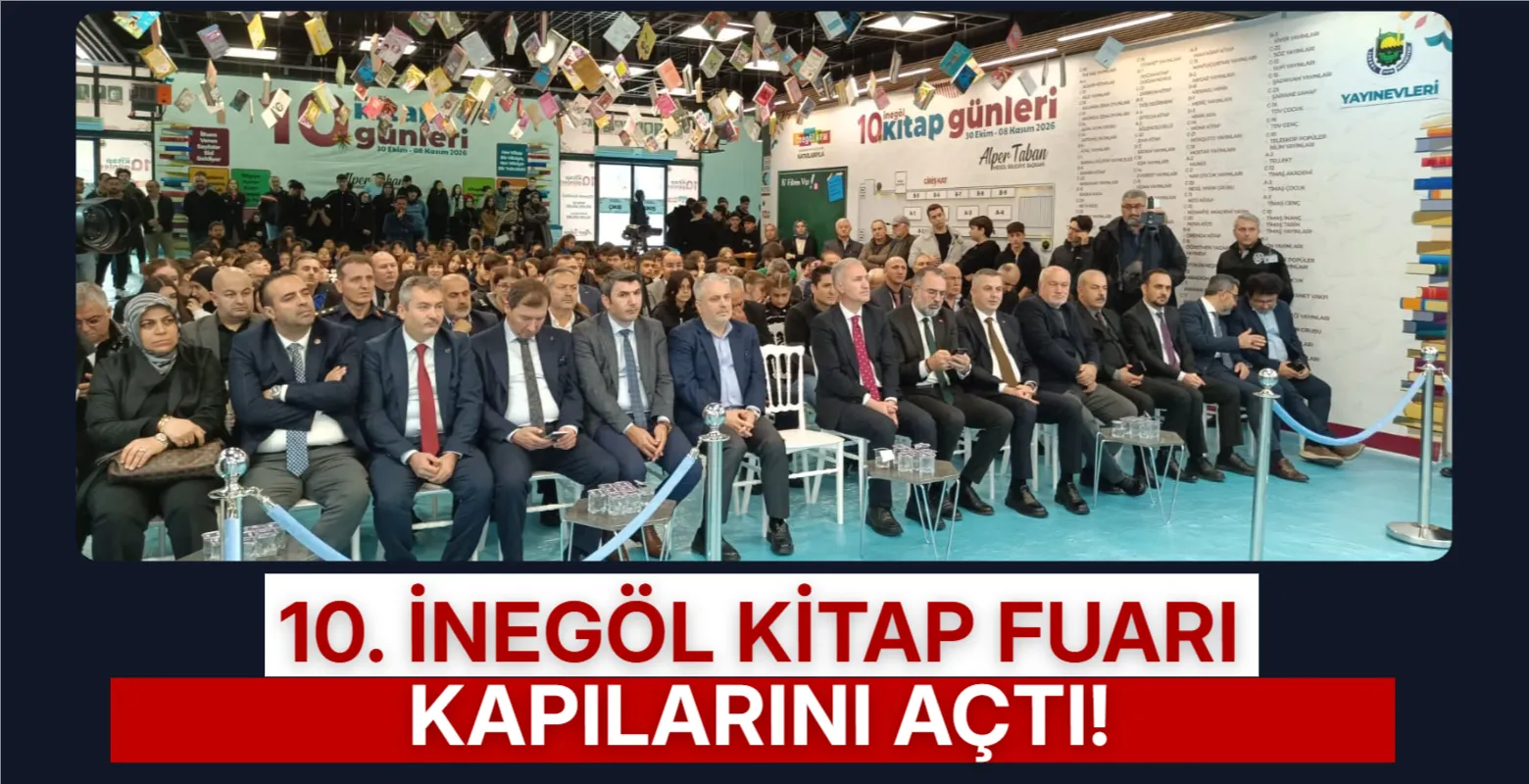 10. İnegöl Kitap Fuarı Kapılarını Açtı! 10 Gün Boyunca Sürecek