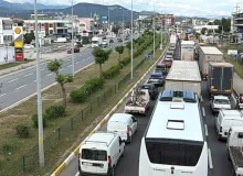 Kuzey Ege’de trafikte 9 günlük bayram tatili yoğunluğu başladı