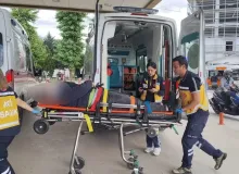 İnegöl'de korkutan kaza! 1 yaralı
