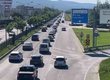 Bayram dönüş trafiği İnegöl’de yoğunlaştı