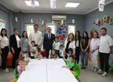 Nilüfer Belediyesi çocukların süt tüketimini destekliyor