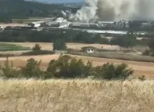 Bursa’da tavuk çiftliğinde yangın