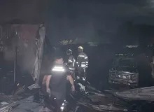 Bursa’da samanlıkta başlayan yangın eve sıçradı