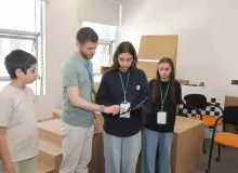 Ortaokul ve lise öğrencileri BTÜ’de robotlarla tanıştı