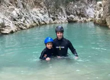Bursa’nın en genç kanyoncusu: 8 yaşındaki Asya, Abadiye Kanyonu’nu geçti