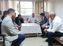 Başkan Vekili Biba acı günde vatandaşları yalnız bırakmadı