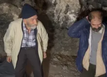 Uludağ’da mağarada yaşayan adamın hikâyesi mutlu sonla bitti;