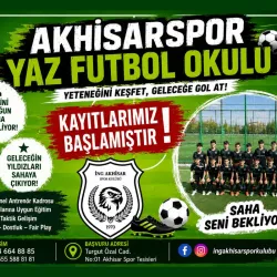 Akhisar Spor'da yaz futbol okulu kayıtları başladı