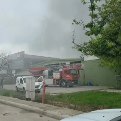 İnegöl OSB’de korkutan yangın! Müdahale sürüyor