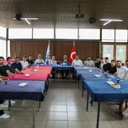 İnegöl Gençlergücüspor’da bayram geleneği bozulmadı