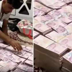 Kazancını böyle paylaştı, sosyal medyanın gündemine oturdu
