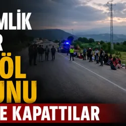 İnegöl-Yenişehir Yolunda Gerginlik: Mevsimlik İşçiler Yolu Kapattı
