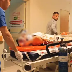 İnegöl'de korkunç kaza! İşçi ölümle pençeleşiyor