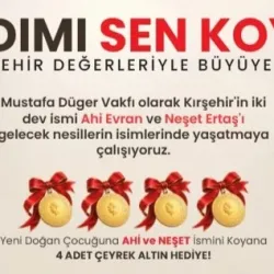 Çocuklarına bu isimleri koyanlara 4 çeyrek altın hediye