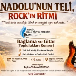 İnegöl’de Türkü ve Rock Rüzgarı Esecek!
