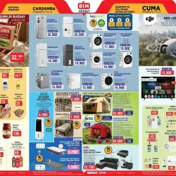 BİM 16-17-19 Haziran aktüel kataloğunda aşure ve teknoloji ürünleri