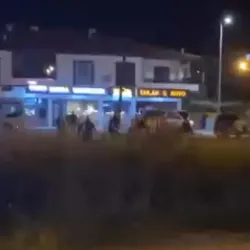 İnegöl'de kavga kameraya yansıdı