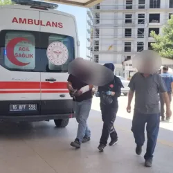 İnegöl'de elini makineye kaptıran işçi apar topar hastaneye kaldırıldı