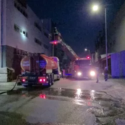 İnegöl'de Mobilya Fabrikasında Korkutan Yangın!
