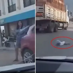 Tartışma sırasında bebeği yol ortasında bıraktılar