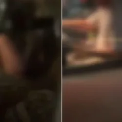 AVM otoparkında skandal görüntü!
