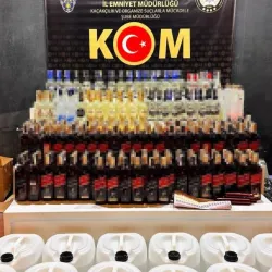 Bursa'da Dev Sahte İçki Operasyonu! Yüzlerce Litre Ele Geçirildi
