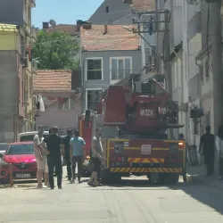 İnegöl'de panik dolu anlar!