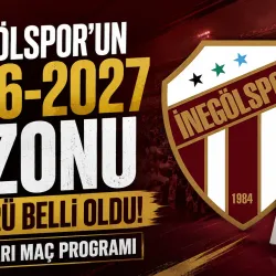 İnegölspor'un 2026-2027 Sezonu Fikstürü Belli Oldu! İşte İlk Yarı Maç Programı