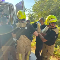 İnegöl'de motosiklet sürücüsü genç kadın dehşeti yaşadı!