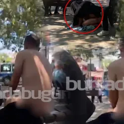 Bursa'da Akılalmaz Olay! Herkesin Ortasında Soyundu