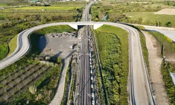 Bursa-Ankara hızlı tren hattı rayları böyle görüntülendi