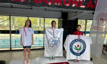 Ortakçı Spor Kulübü yüzmede 13 madalya aldı