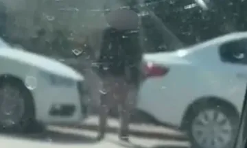 İnegöl Halk Eğitim Merkezi'nin önünde skandal!