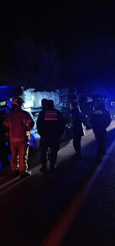 Sabah saatlerinde İnegöl'de korkutan kaza!