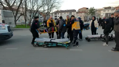 İnegöl'de korkutan kaza! Çok sayıda yaralı