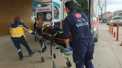 İnegöl'de pencere faciası! 46 yaşındaki kadın ağır yaralı