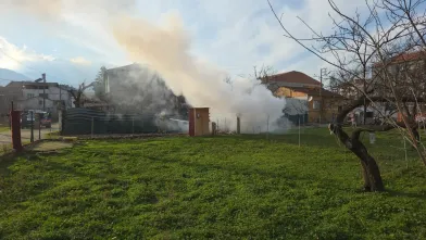 İnegöl'de hareketli saatler! Küle döndü