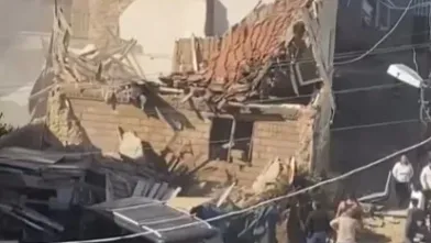 Metruk bina yerle bir oldu