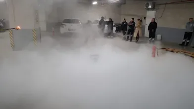 Novapark AVM 'de zamanla yarıştılar!