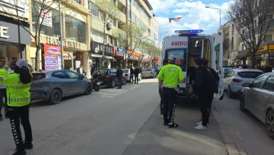 İnegöl'de kaza! Sürücü hastaneye kaldırıldı