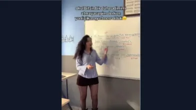 Eğitim dünyasında tartışma yaratan görüntü