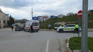 İnegöl'de feci kaza! 2 yaralı