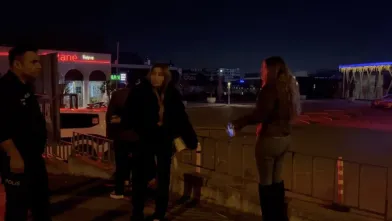 Alkollü kızlar ortalığı karıştırdı!