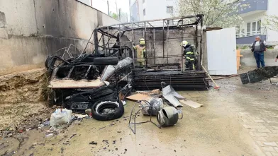 İnegöl'de korku dolu anlar!