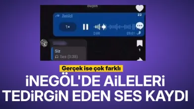 İnegöl'de aileleri tedirgin eden ses kaydı! Gerçek ise çok farklı