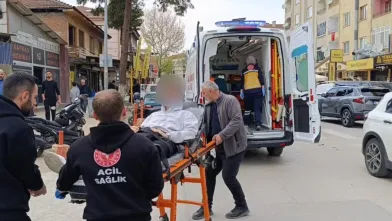 İnegöl'de korkutan kaza! Genç sürücü yaralandı