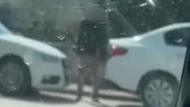 İnegöl Halk Eğitim Merkezi'nin önünde skandal!