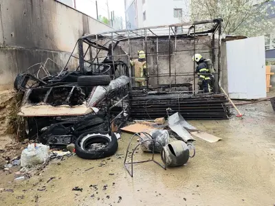 İnegöl'de korku dolu anlar!