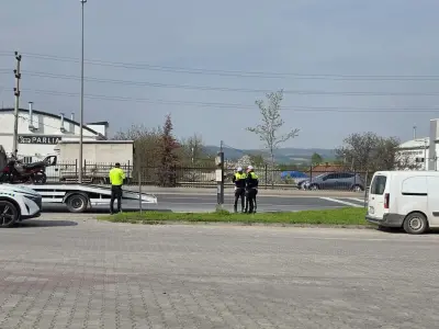 İnegöl'de metrelerce sürüklenen sürücü ağır yaralandı